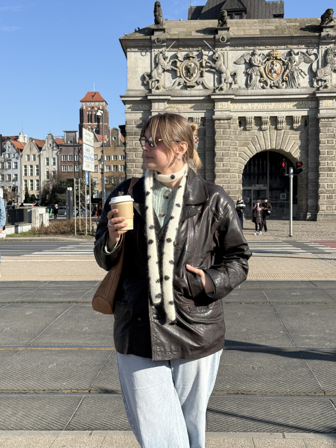Dots Skinny Scarf